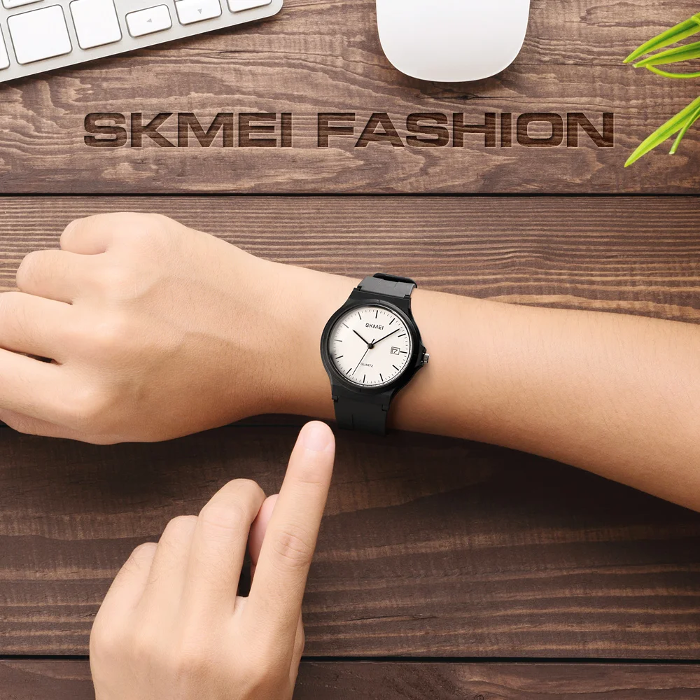 Детские часы SKMEI, 50 м, водонепроницаемые, детские часы, модные наручные часы, Роскошные Кварцевые часы для мальчиков и девочек, часы с браслетом