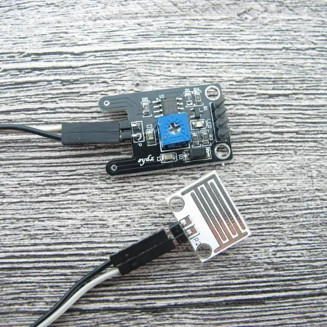 Rain Sensor Small-water Leak-water Drop-rain-rain Drop Sensor Module Finished Product-send Program Data