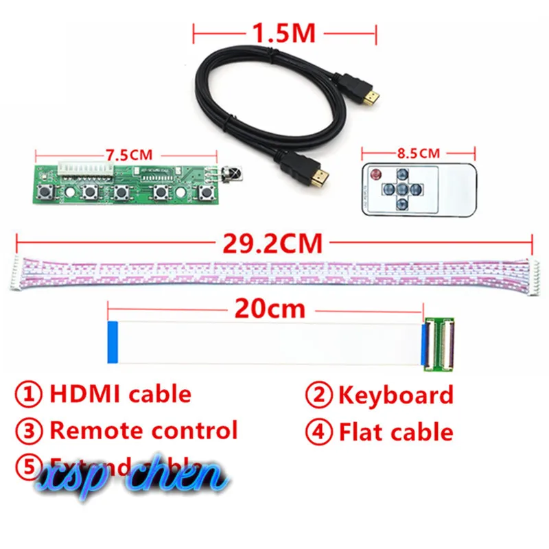 Imagem -06 - Placa Controladora Lcd Lvds 30 Pinos para Tablet pc Painel Lcd com Tela de 1024x007 9.7 Polegadas Lp097x02 Ips Sln1 Ips Vga Áudio