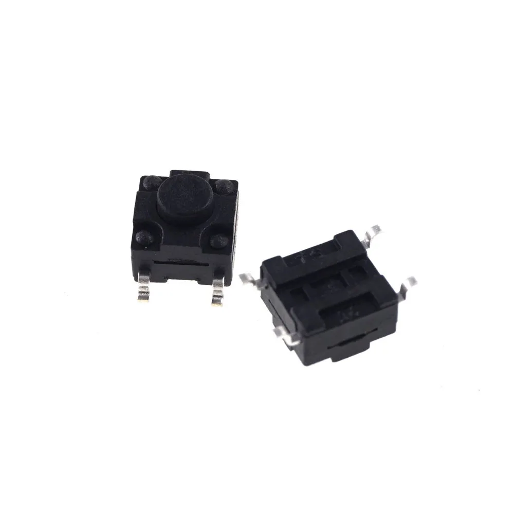 50 pcs SMD IP67 Waterproof Tactile Switch 6.2x6.2 mm Height 5.0 mm Normally Open SPST-NO Push button Washable Momentary 6x6