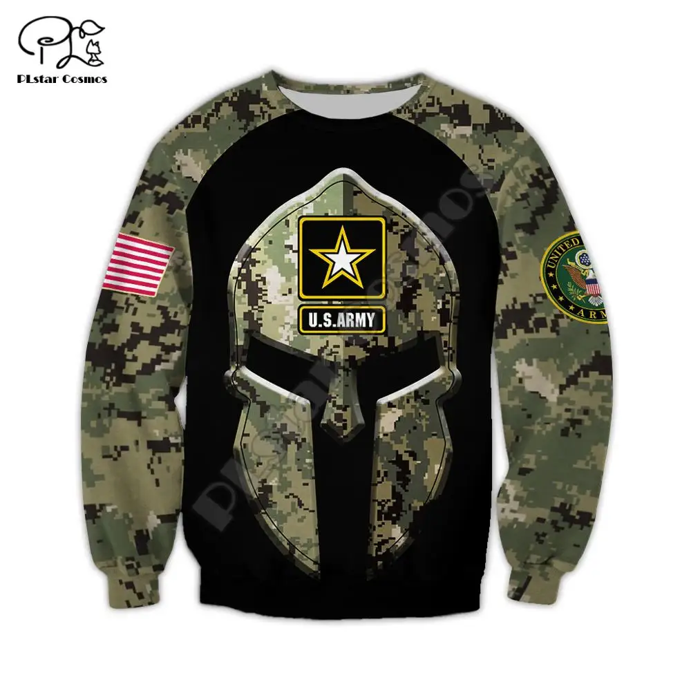 PLstar Cosmos Newest US Military Army suit Soldier Camo Pullover NewFashion Tracksuit 3DPrint Zip/Hoodies/Sweatshirts/Jacket A-3