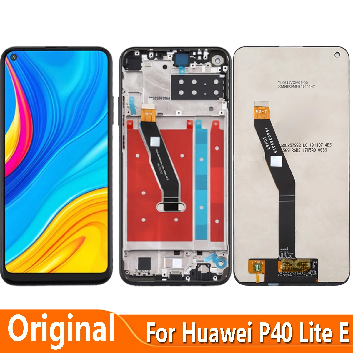 For Huawei P40 Lite E ART-L28 ART-L29 ART-L29N LCD Display Screen Touch Panel Digitizer Assembly For Huawei P40lite E LCD Parts