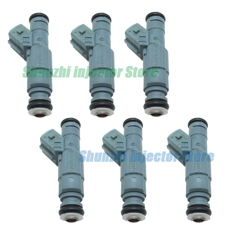 6pcs 0280155830 9186060 420874520 fuel injector for VOLOVO C70 99~04 S60