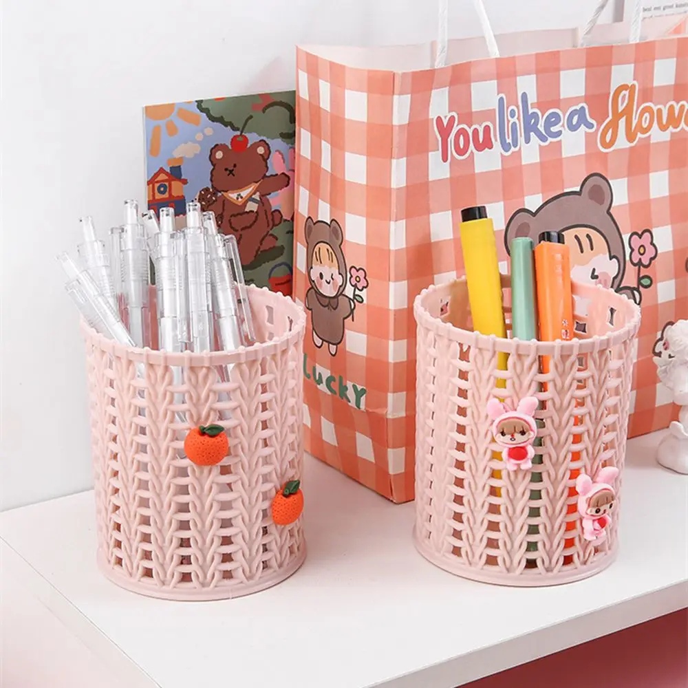 1PC Creative Imitating Vine Pen Holders Desktop Organizer Makeup Brush Storage Pencil Cup Holder School Office Desk Accessories