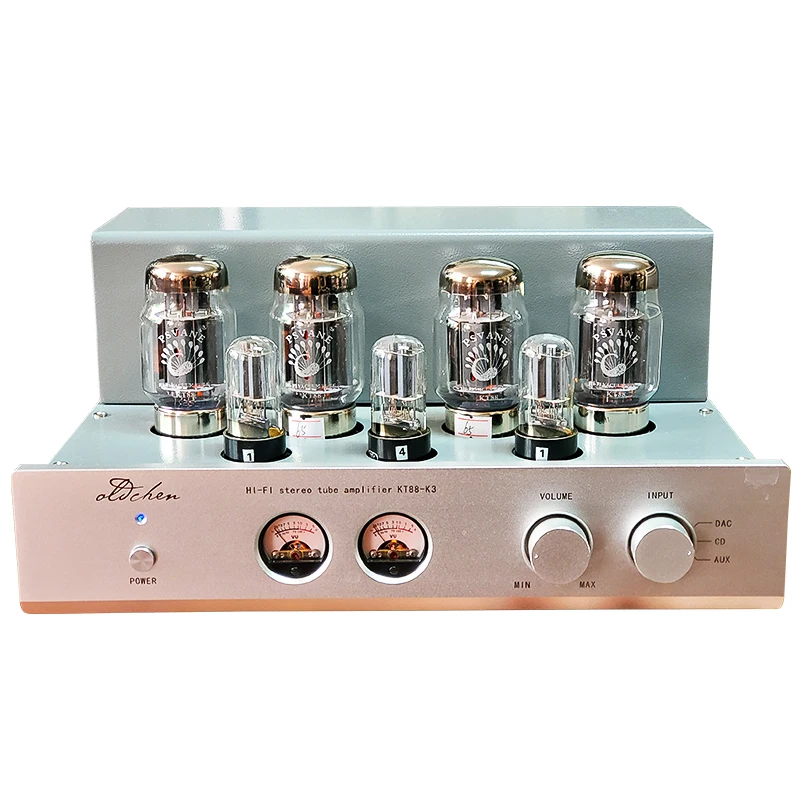 LaoChen K3 KT88 Push-Pull Tube Amplifier HIFI 45Wx2 Class A handmade Scaffolding amp OCK3 OldChen