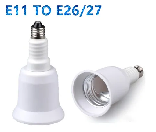 1000/lot E11 to E11 E26 to E26 adapter converter male / female E27 lamp socket adapter