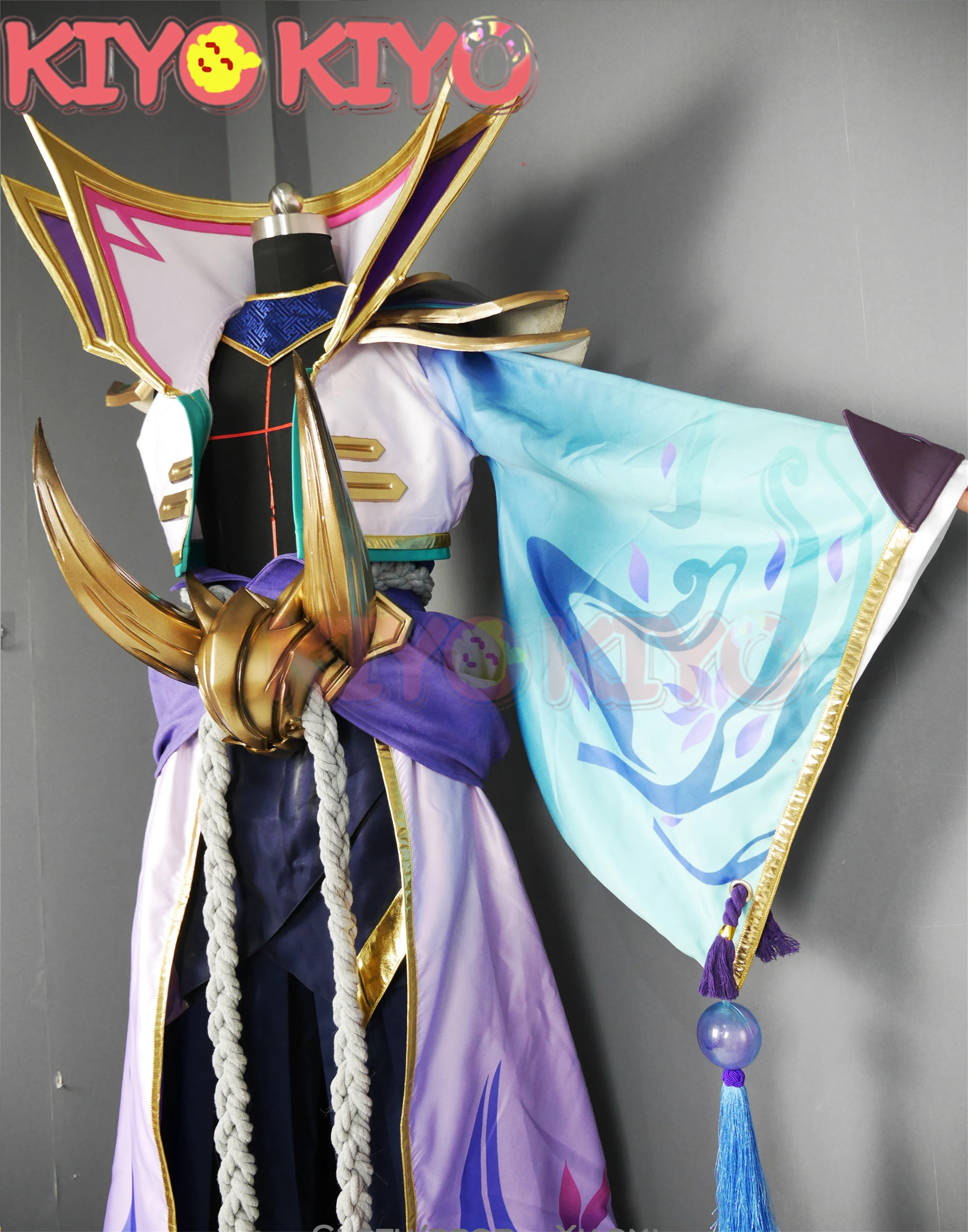 KIYO-KIYO Custom made/size Game LOL Spirit Blossom Thresh Cosplay Costume Full set with props High Quality