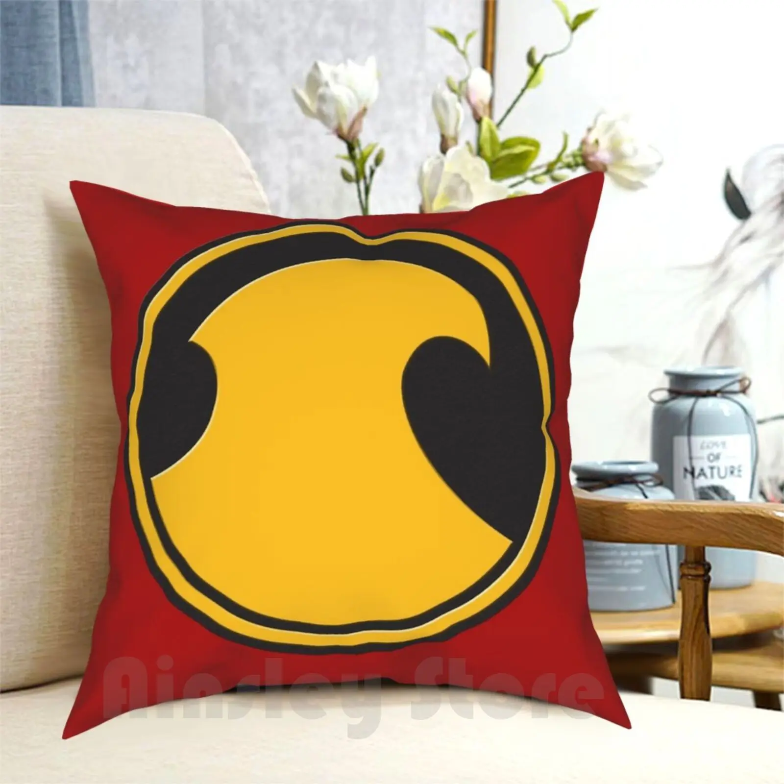 The Tim Of The 52 Pillow Case Printed Home Soft DIY Pillow cover Red Robin Robin Tim Drake Detective New 52 Logo Symbol