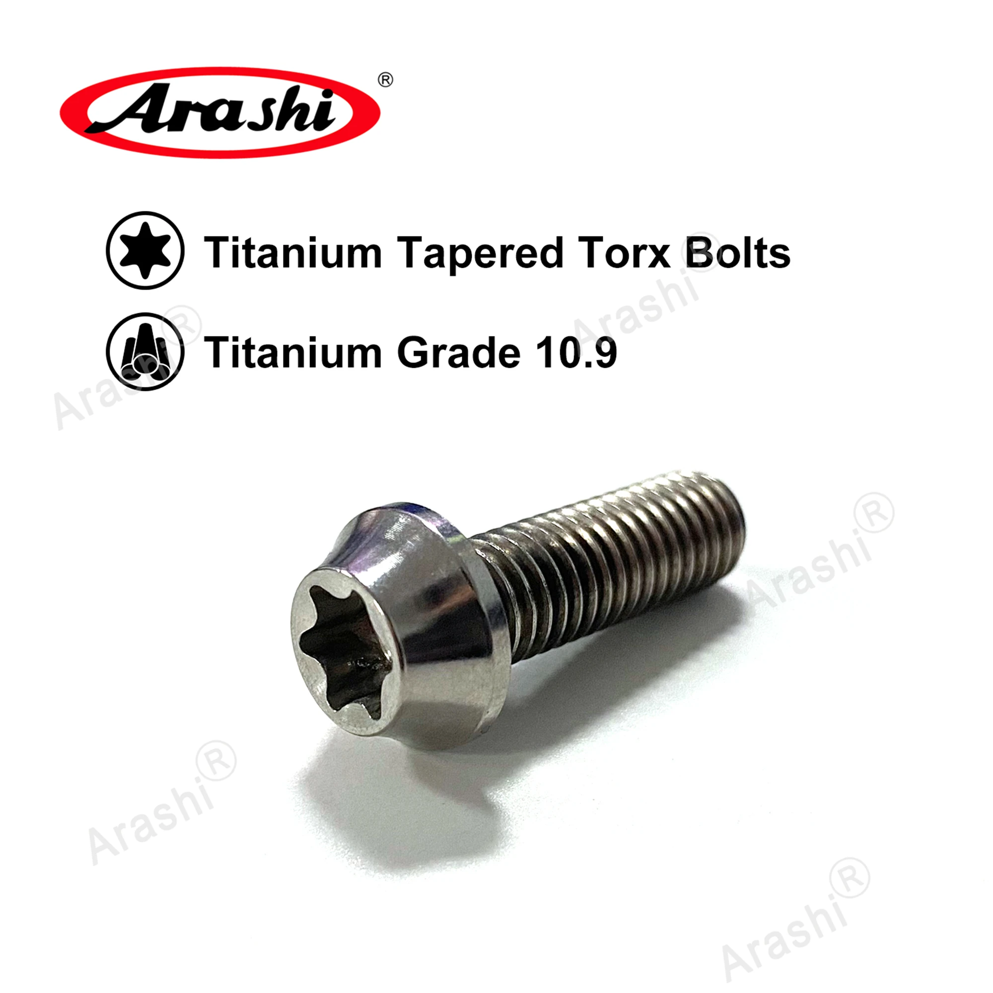 

Arashi M8 x 25mm Titanium Bolts Motorcycle Footrest Rearset Bolt Screw Cylindrical Head Torx Drive Accessories For HONDA SUZUKI