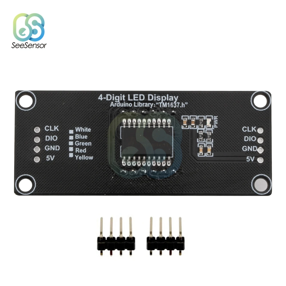 TM1637 modulo Display a LED per Arduino 7 segmenti 4 bit 0.56 pollici scheda modulo orologio digitale a tubo