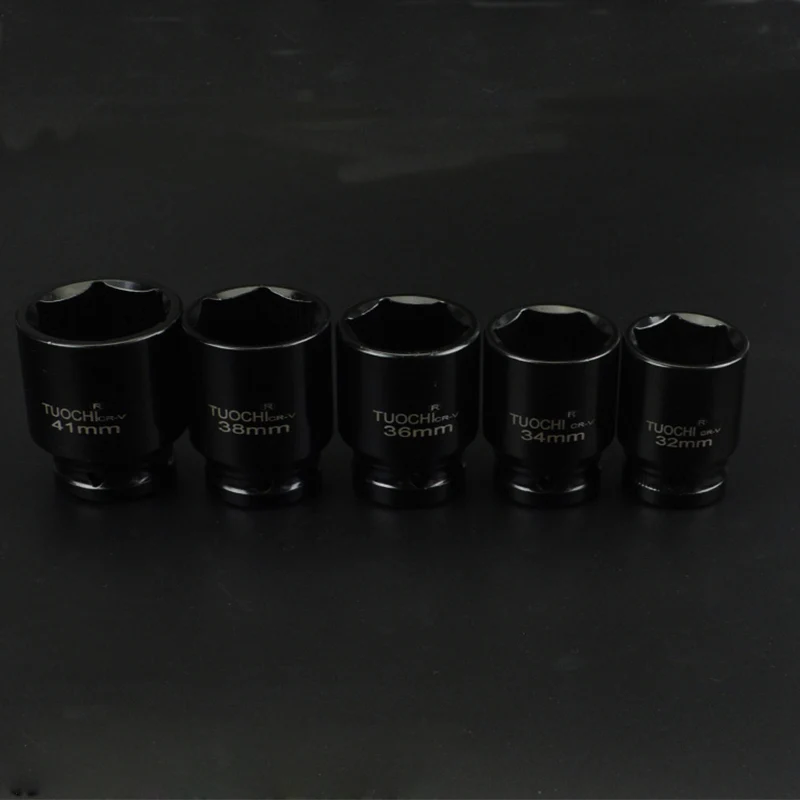 3/4 "Inch CR-V Tác Động Ổ Cắm Nặng 17-46Mm Không Khí Ổ Cắm 6 Điểm Bằng Khí Nén Ổ Cắm Cờ Lê Đầu dành Cho Xe Hơi Tự Động Xe Tải Dụng Cụ Sửa Chữa