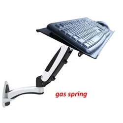 2019 NEW DL-GM112WKY Aluminum 0-8kg 360 rotate air press gas spring big keyboard WALL mount with mouse long