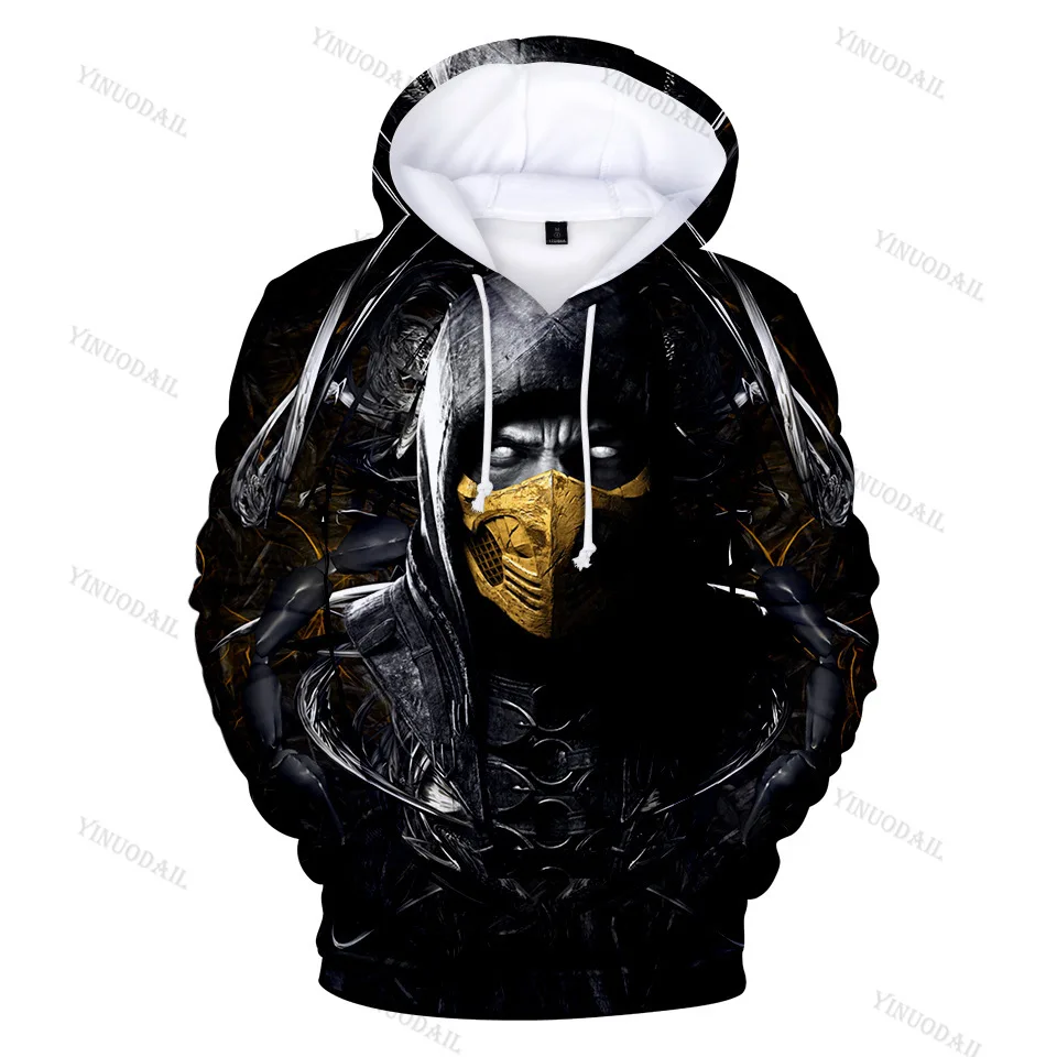 3D Game Mortal Kombat 11 New Hoodies Sweatshirt Anime Cosplay Costume Men Women Jacket Hooded Top