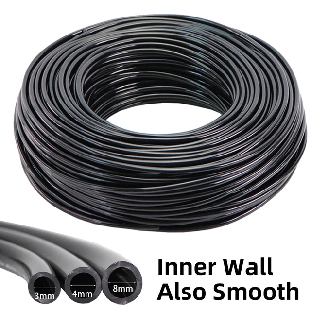 5M-140M Wąż do podlewania ogrodu 1/8'' 1/4'' 3/8'' Miękka rurka PVC Mikro rura do nawadniania kropelkowego Rośliny wodne Kwiaty Gareenhose Pipe