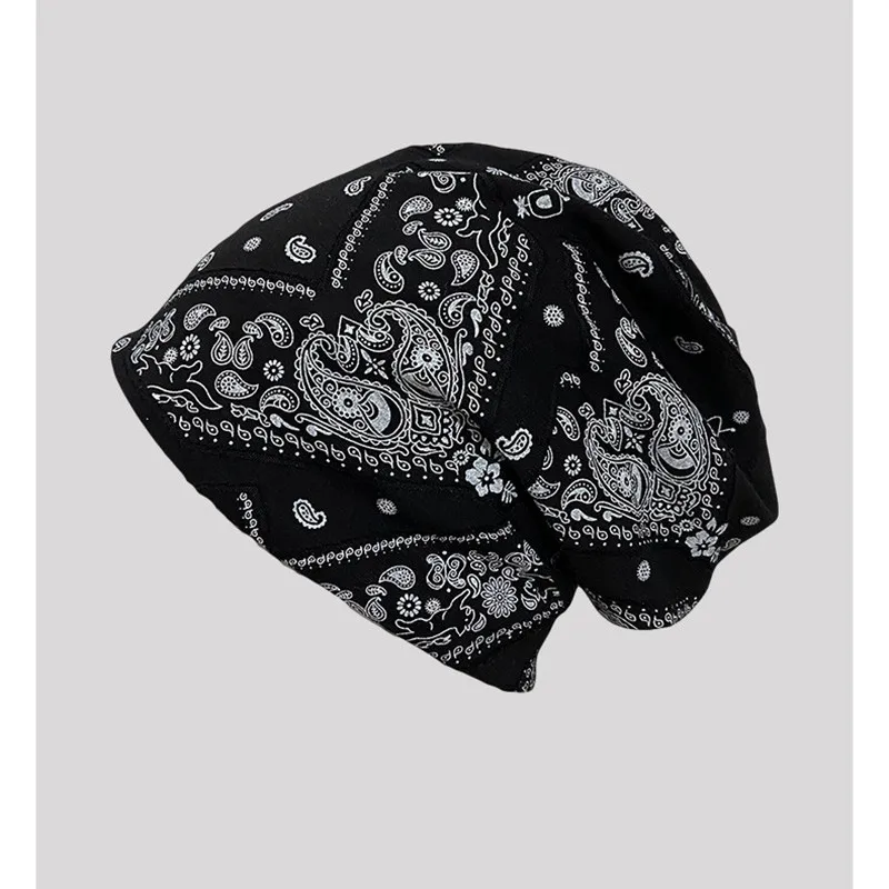

New Fashion Women Autumn Beanies Skullies Ladies Scarf Double Used Casual Cotton Hat Warm Vintage Hats Brand Bonnet Gorras