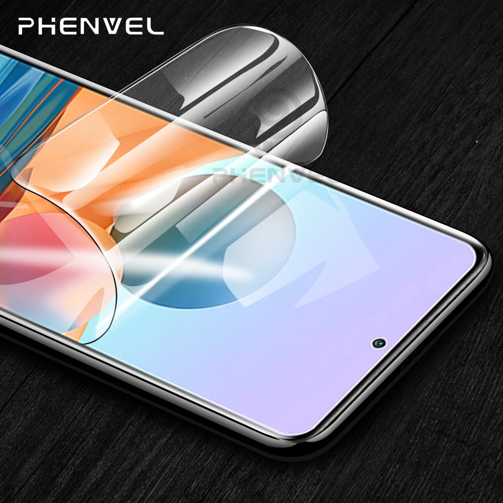 

Gel 3D Protective Film For Redmi Note 10 9 5 8 Pro 7 9S Glossy Screen Protector For Xiaomi redmi 9T 9 5 Plus 10 8 Hydrogel Film