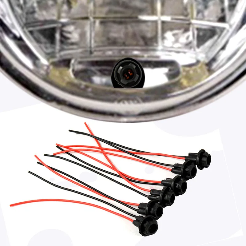 Car Light Socket Bulb Motorcycle T10 168 194 2825 912 921 W5W Lamp Holder Auto Wire Cable Plug Foglight Accessories