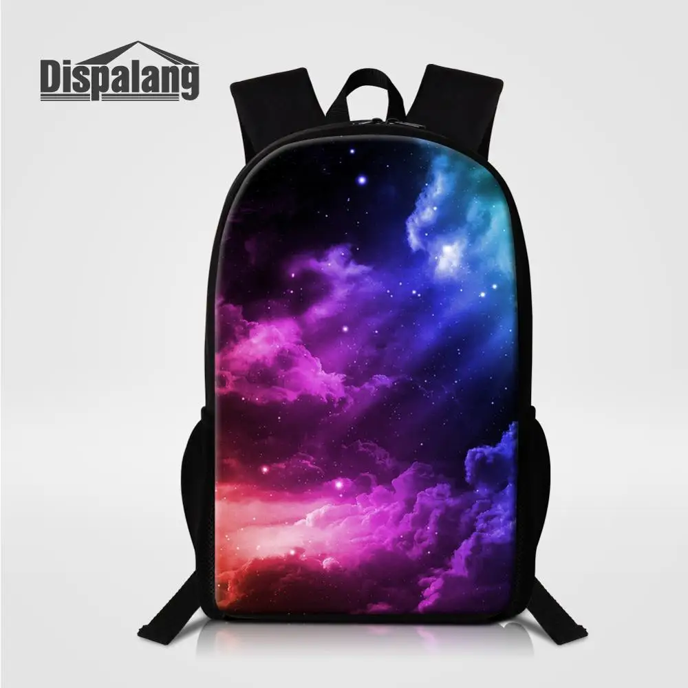 

Children School Bags Galaxy Printed Women's Outdoor Shoulder Backpack Universe Space Pattern Schoolbag Primary Bookbag Wholesale