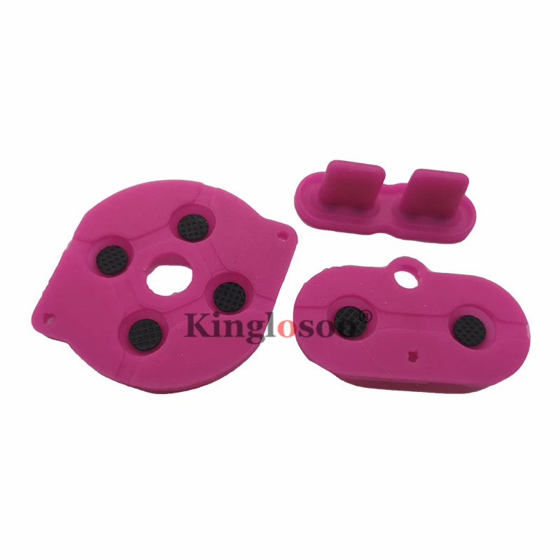 Para game boy bolso almofadas de borracha substituição para gbp habitação escudo botões de silicone a b d-pad start select teclado
