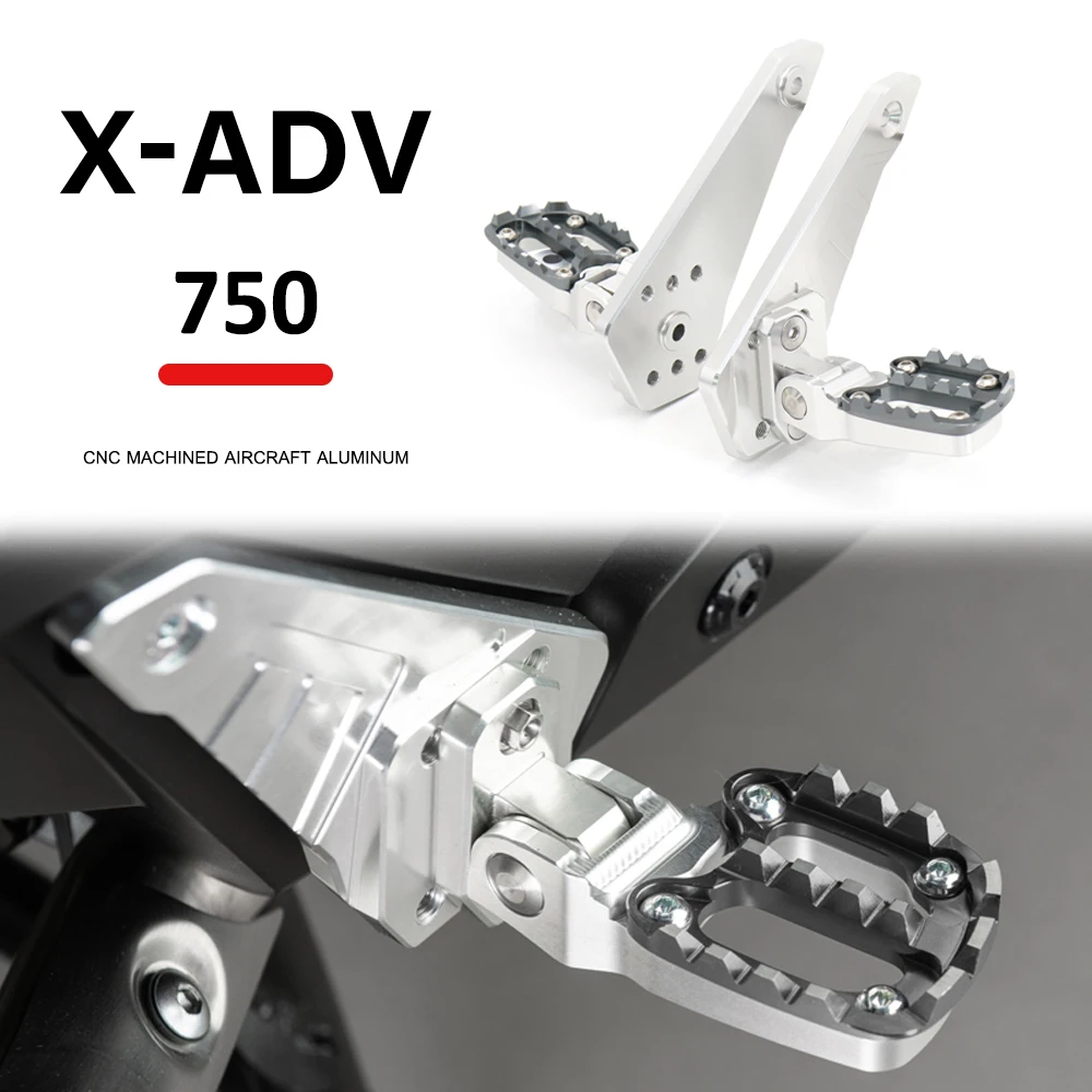 

New Motorcycle accessories Folding Rear Foot Pegs Footrest Passenger FOR HONDA XADV750 X-ADV X ADV XADV xadv 750 2021 2022