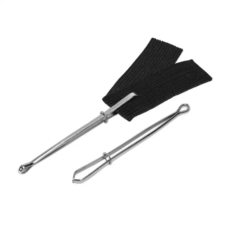 Elastic Band Threading Device Stainless Steel Clothing Sewing Tool Garment Clip Elastic Strip Punch Stitch Sewing Accessories