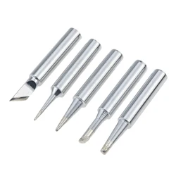 5Pcs I+B+K+2.4D+3C soldering iron copper 900M soldering iron head set inside hot bare copper electric soldering iron tip