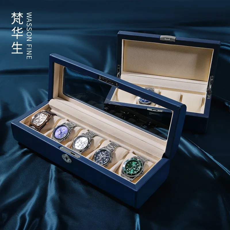 

New multi-watch storage box watch mechanical watch box dustproof band cover watch collection box