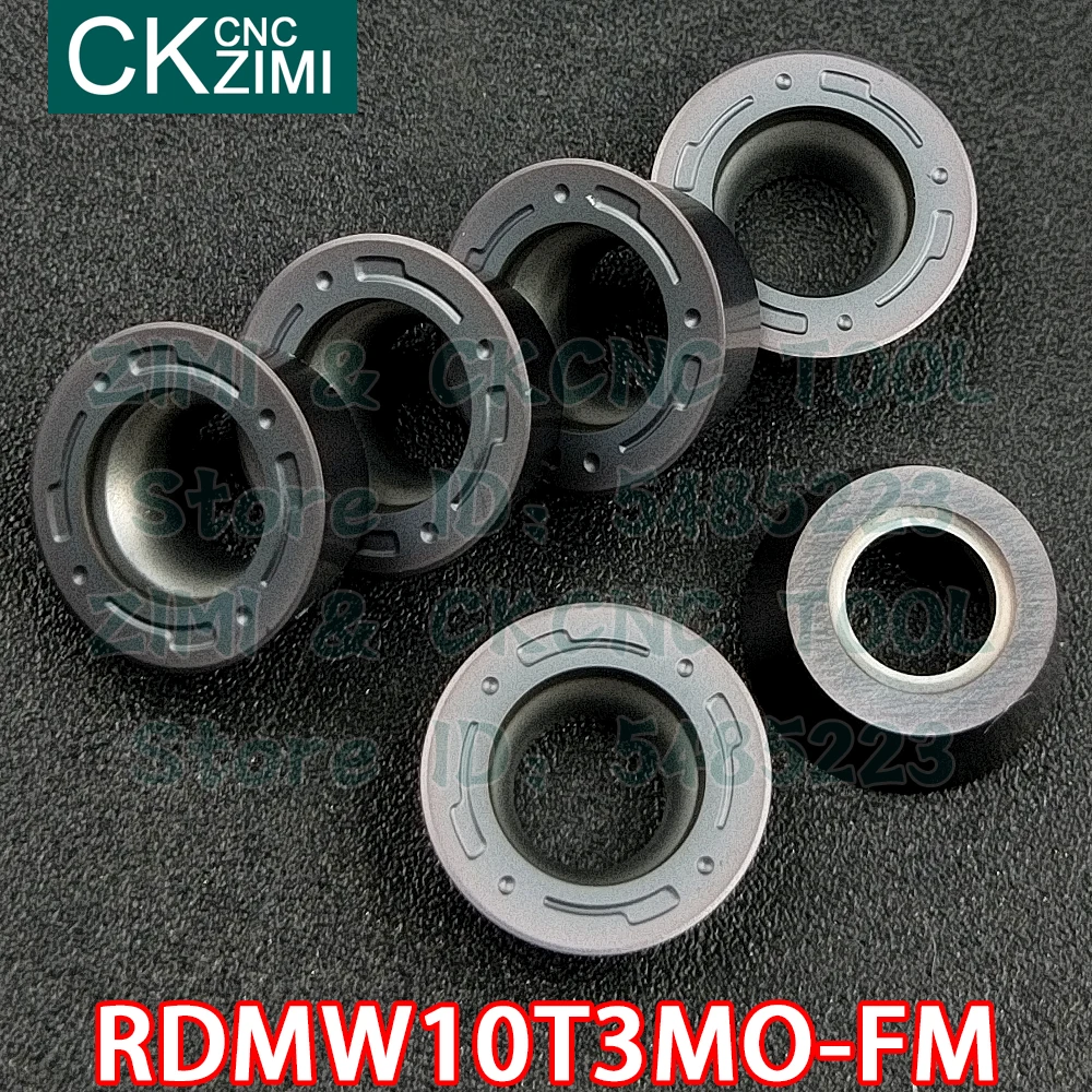 RDMW10T3MO-FM ZM1125 RDMW 10T3 MO FM Sisipan Karbida Melingkar Alat Sisipan Penggilingan Diindeks Alat Pemotong Putar Bubut Logam CNC