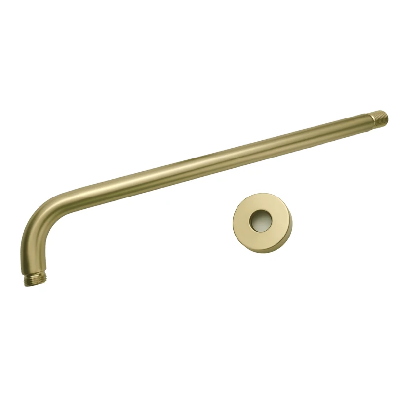 Multi-style Concealed Shower Arm Gold Wall Mounted Ceiling Head Pipe Square Round Shower Pipe Free Shipping