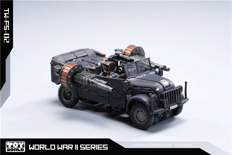 Transformation Toyworld TW-FS02 TW FS02 World War II Sizzle Hot Rod with Bonus Action Figure Model Boy's Birthday Gift