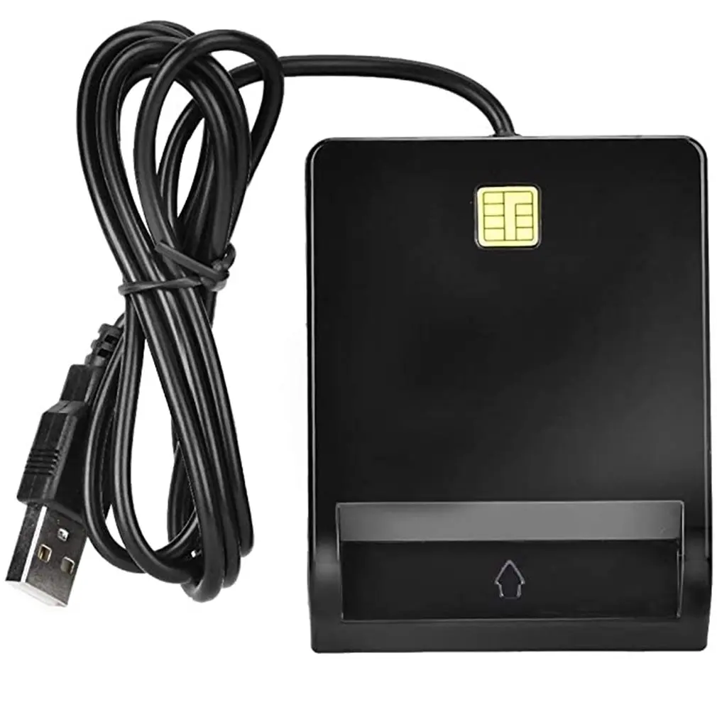 Usb Sim Smart Card Reader Bank Card Ic / Id Emv Tf Mmc Card Readers Usb-Ccid Iso 7816 Smart Card Reader