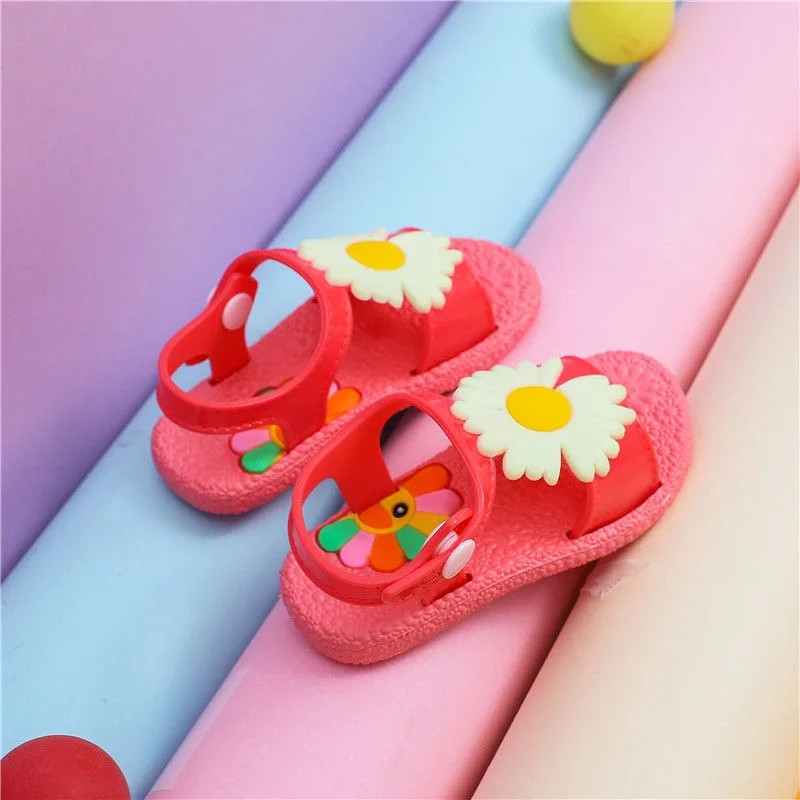 Sandal Bayi Perempuan Musim Panas Baru 0-2 Tahun Sandal Bayi Balita Sol Lunak Sepatu Putri Antiselip Sepatu Balita