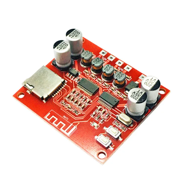 XH-A233 15W X 2 Bluetooth 4.2 Digital power amplifier board Stereo TF Card Play 12v~24v Audio Amp