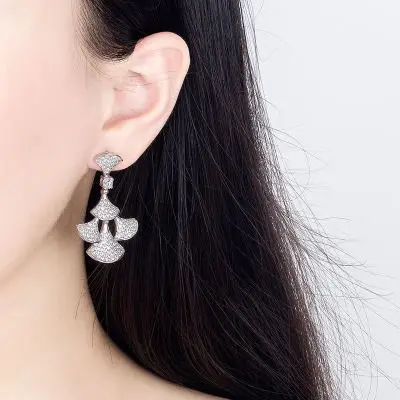 Seo Yea Ji same 2022 fashion new exaggerated skirt Earrings Korean elegant high quality Earrings