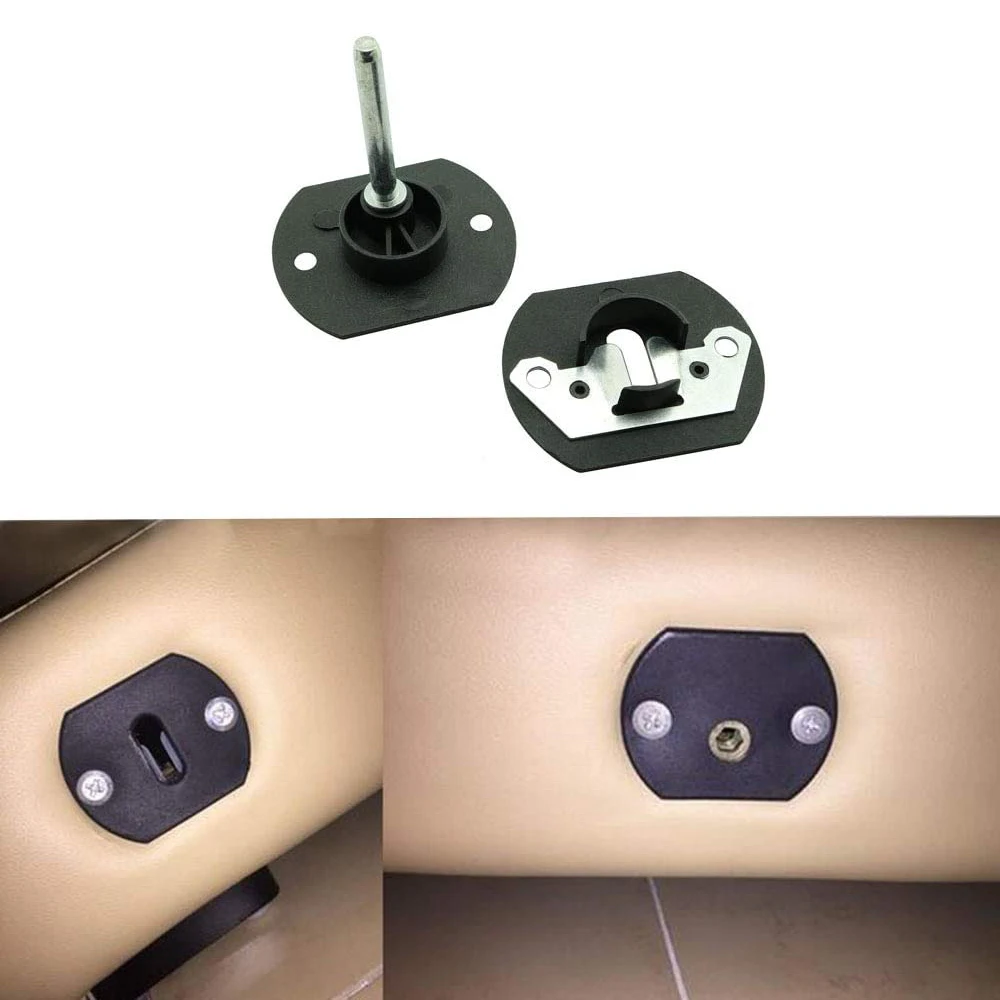 Conector de muebles de estilo Pin para sofá, accesorio Seccional de muebles, hebilla, color negro