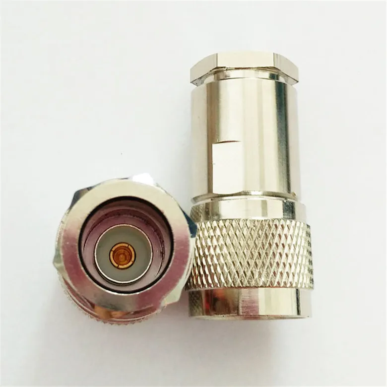 50pcs RF Connector Plug NJ-9 (N-J9) N-type Male 50-9 L16 50-J9 Attached Antenna Connector Adapter Sets