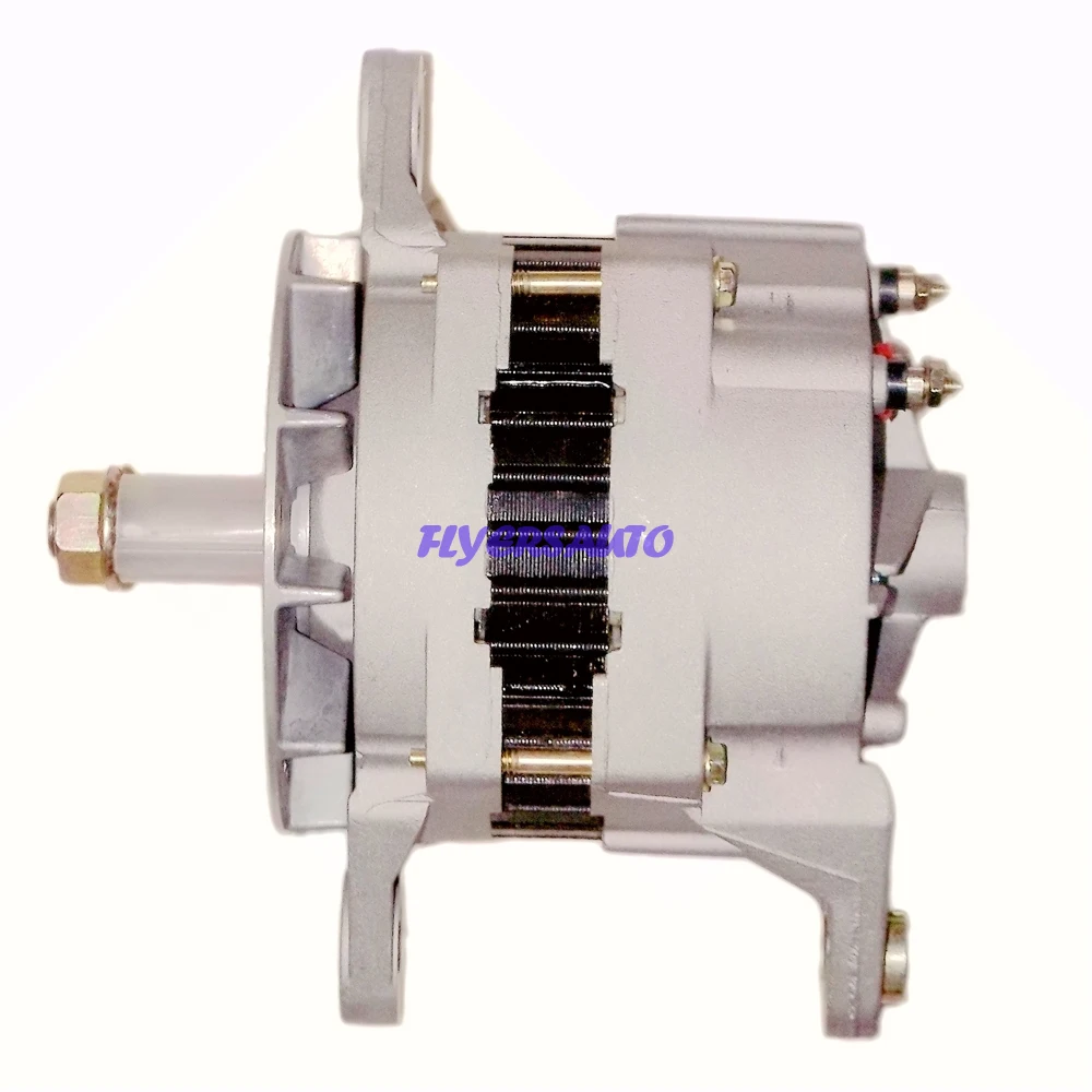 New Alternator 7681 8003 For Vermeer Volvo Mack Caterpillar  Kenworth 6BT5.9 8.3 12V 130A FLYERSAUTO ELECTRICAL PARTS