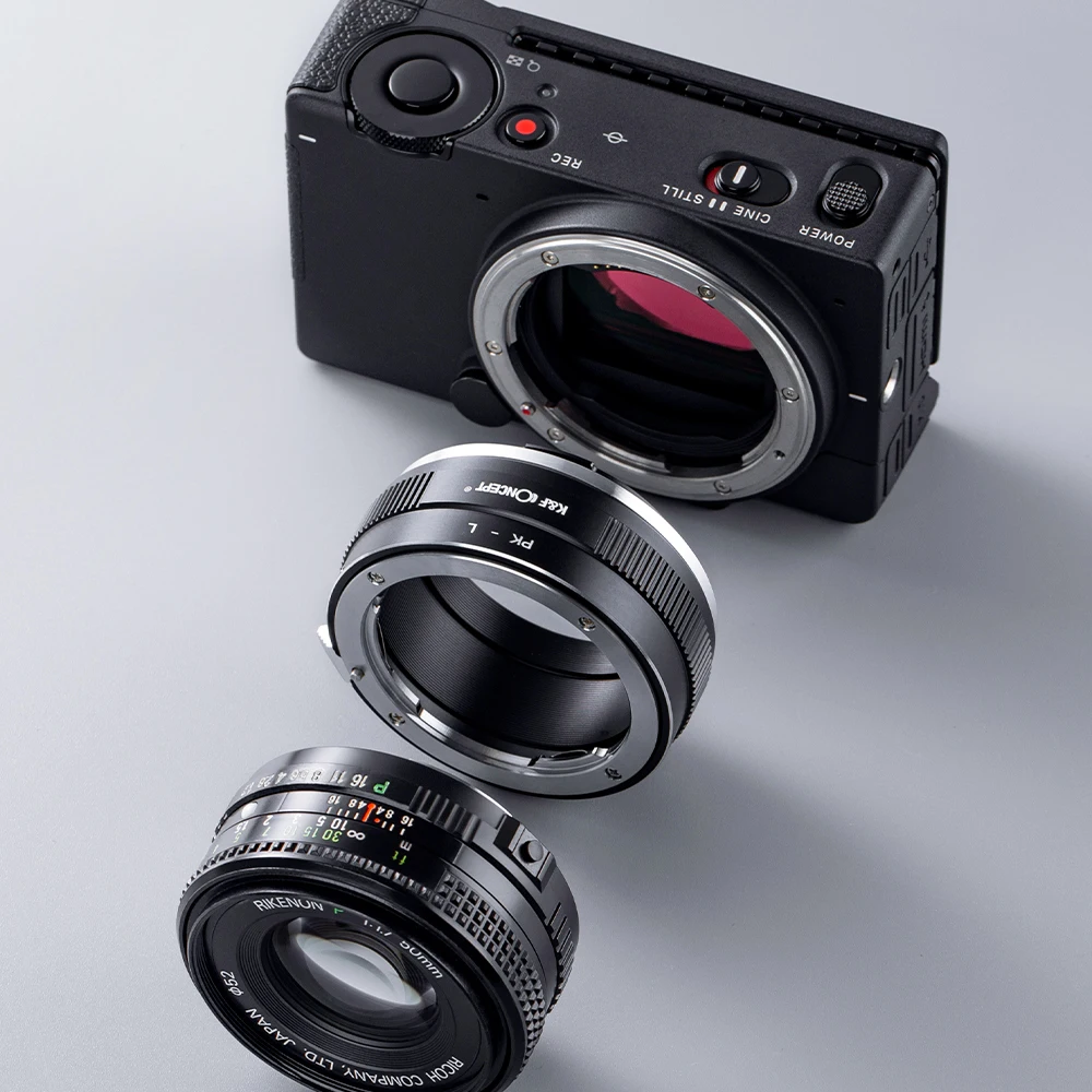 K&F Concept PK-L Camera Lens Adapter Ring to L Mount for Pentax K PK Lens to Leica Sigma Panasonic L Mount Camera Body