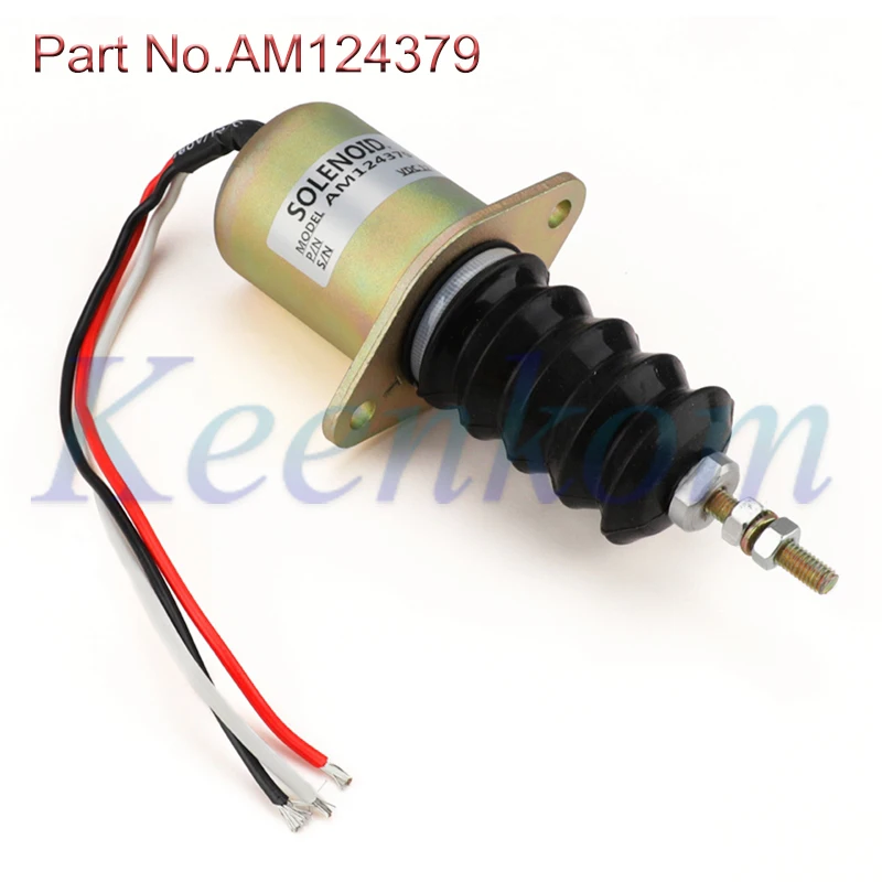 

AM124379 Fuel Shut-off Solenoid 12V For John Deere 415 455 F915 F925 F935