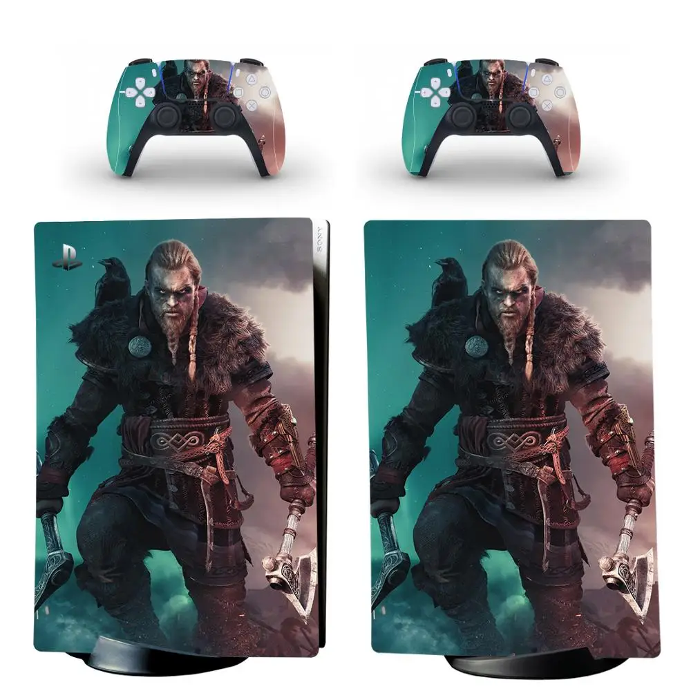 Valhalla PS5 Digital Skin Sticker decalcomania Cover per PlayStation 5 Console e 2 controller PS5 Skin Sticker Vinyl