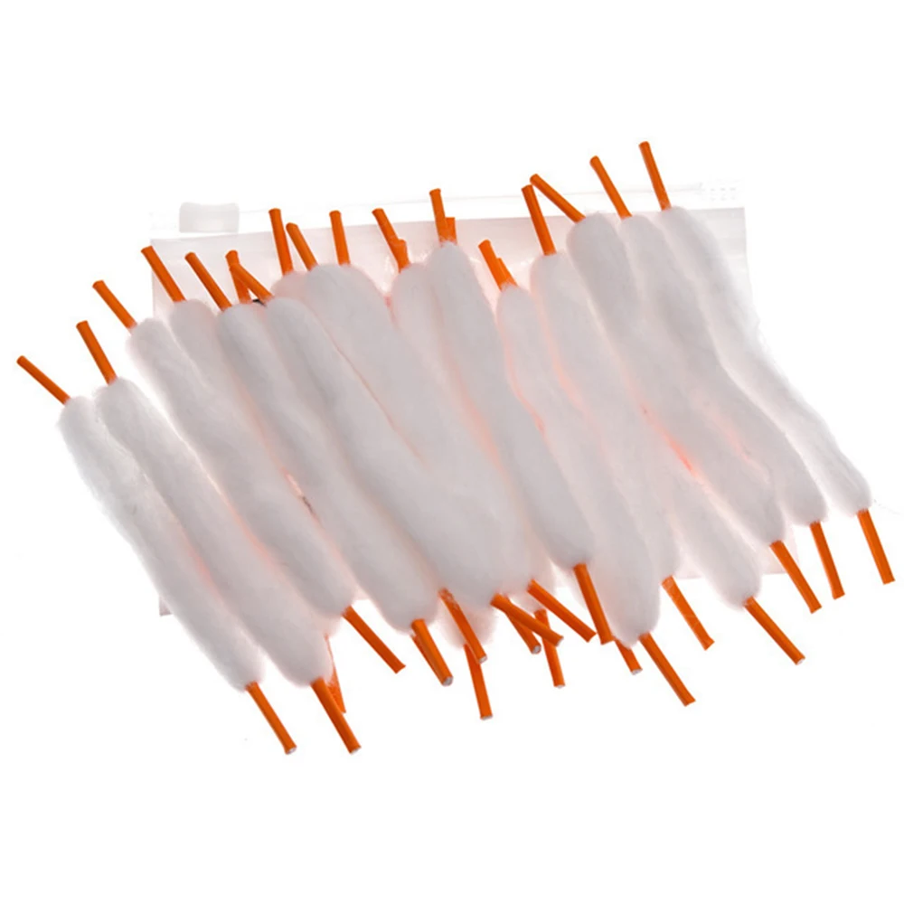 Vape Cotton-20 شريطًا/كيس ، مطبوع مسبقًا ، قطن دانتيل ، سهل الاستخدام لرذاذ Rda RDTA