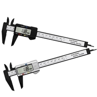 Digital Electronic Vernier Caliper 150mm Tattoo Eyebrow Ruler Measuring Tool LCD Microblading Micrometer Measurement Means