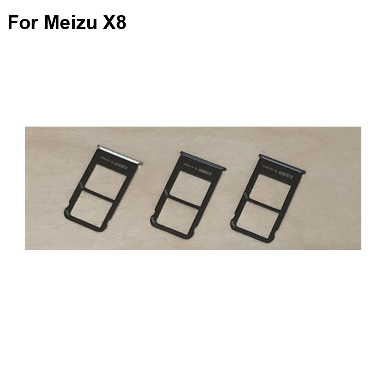 

For Meizu X8 New Tested Good Sim Card Holder Tray Card Slot For Meizu x 8 Sim Card Holder MeizuX8