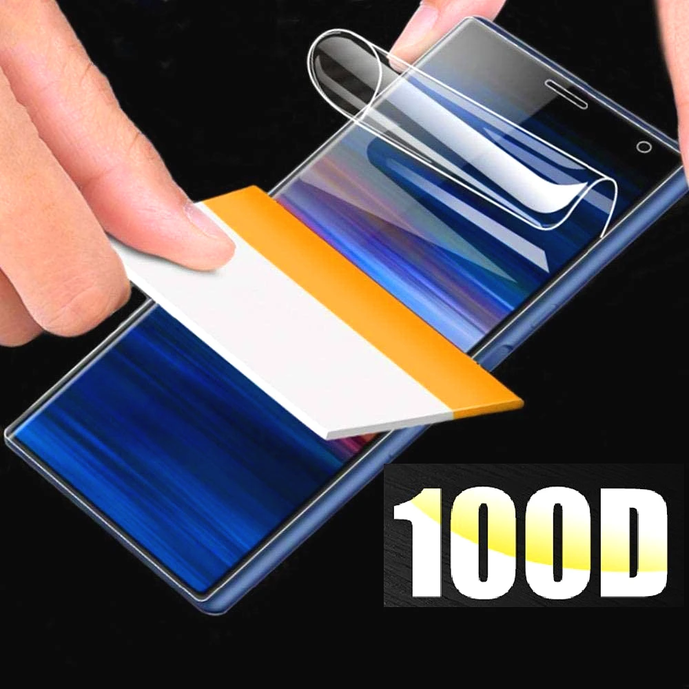 9H Hardness 2.5D Premium Hydrogel Film Screen Protector For Sony Xperia M2 S50h D2302 D2303 D2306 Dual M2 Aqua D2403 D2406