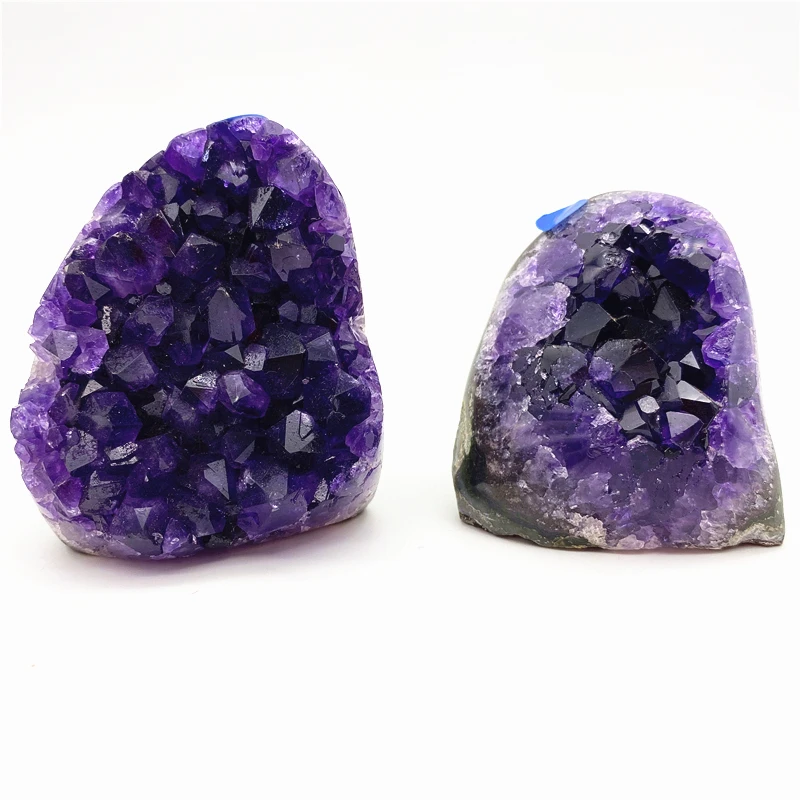 

Beautiful 1PC Natural Top Quality Uruguary Dark Purple Amethyst Cluster Geode Chakra Home Decoration Natural Quartz Crystals