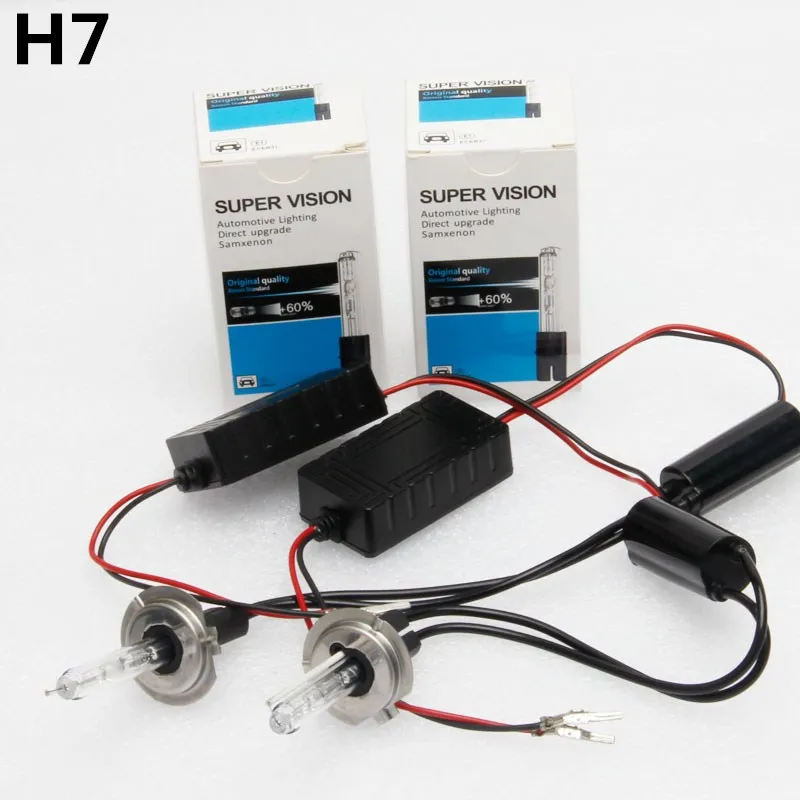 

1 kit AC 12V MINI FAST bright 55w xenon h1 H11 9006 9005 9012 H7 auto hid light 6000k