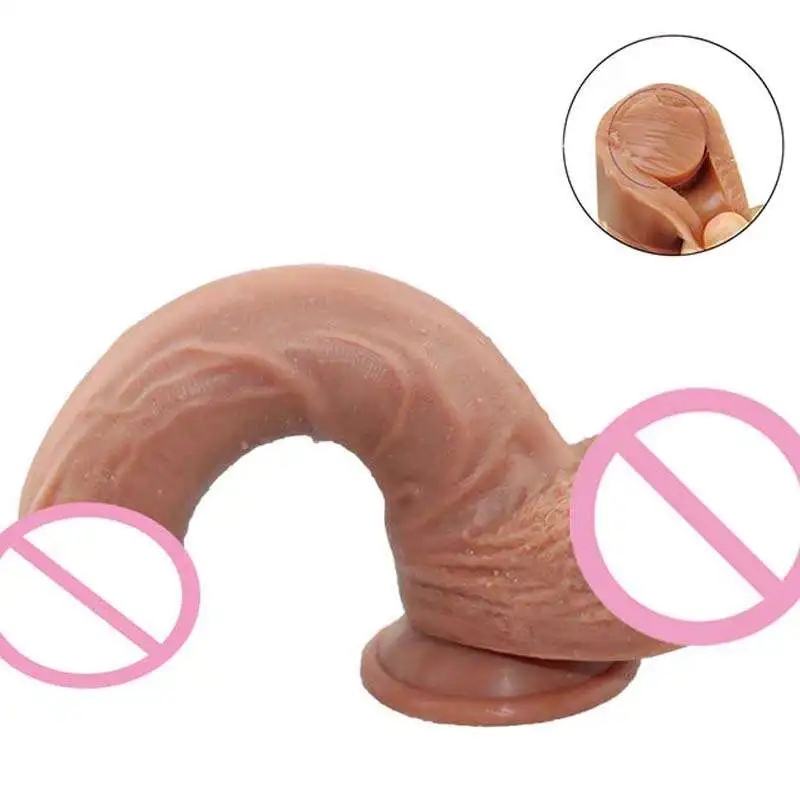 Realistic Dildo Suction Cup Penis Soft Dildos Female Masturbation Sex Shop Silicone Dick for Anal dildio for women sexy toys