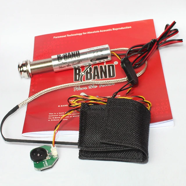 B band a1.2 ust (29r) アコースティックギターピックアップシステムエンドピンプリアンプボリュームコントロール -  AliExpress