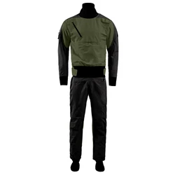 Men's Kayak Dry Suits Three-layer Waterproof Material Latex Cuff and Splash Collar Kayaking Swimming Surfing Paddling DM23