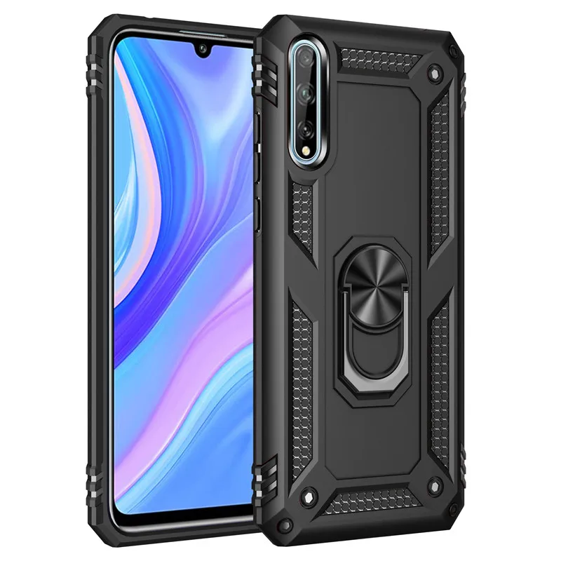 Silicone Case for Huawei y8p y8p 2020 Y 8p, 6.3 inch, magnet car holder, bumper case